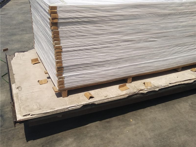 Expanded PVC foam board in loading